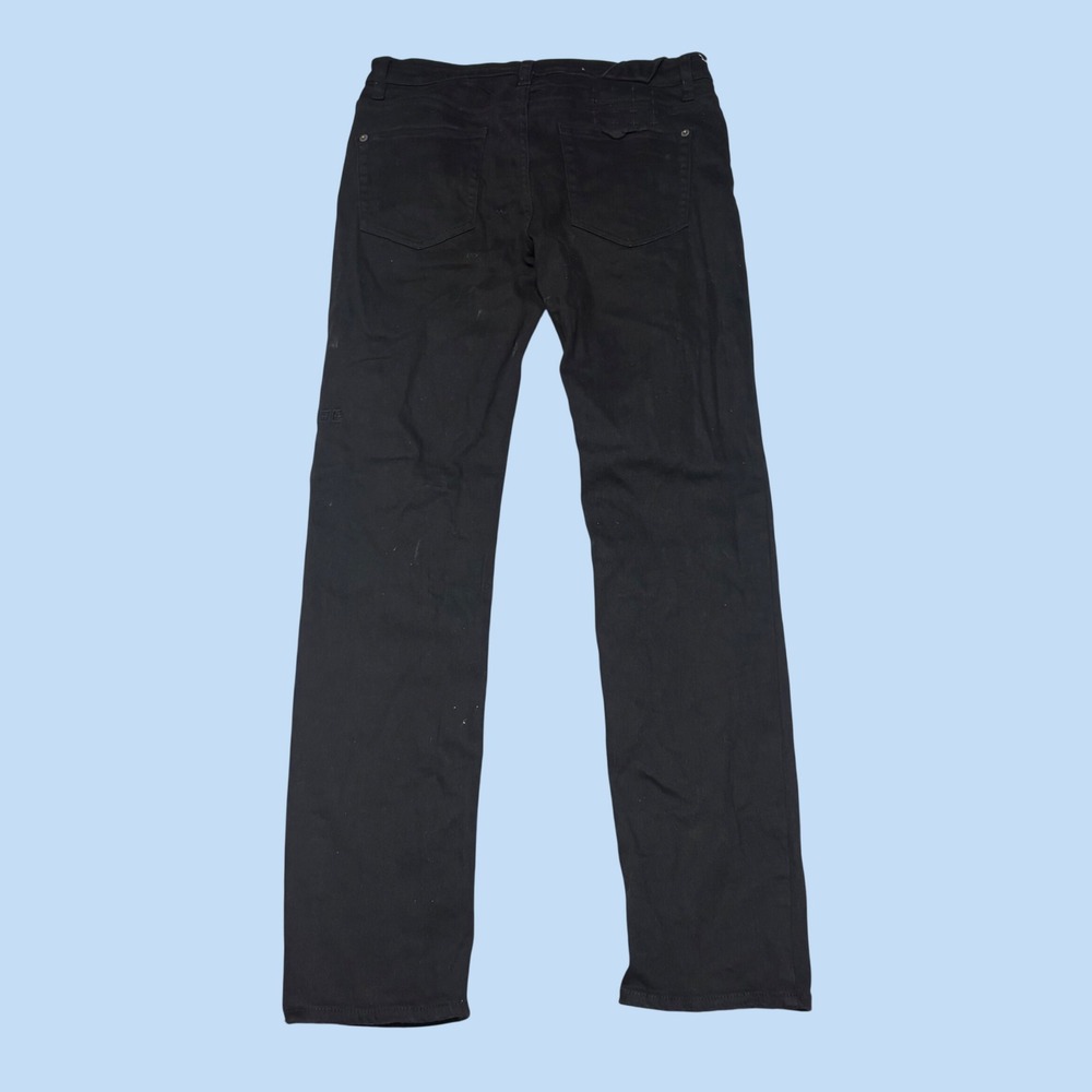 Ksubi Chitch Black Slim Tapered Jeans Stud Detail Mens 32